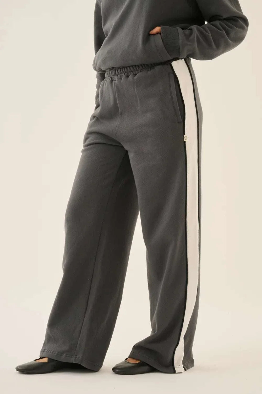 Araminta James Track pant Washed Black
