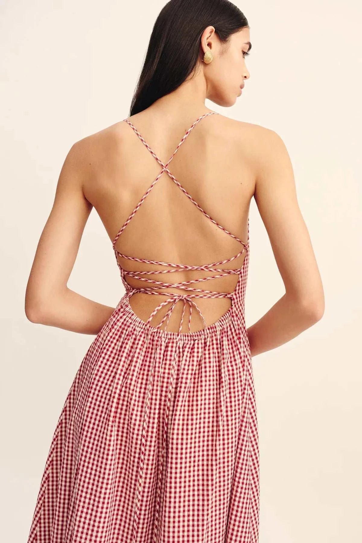 Posse Lori Dress Red Gingham