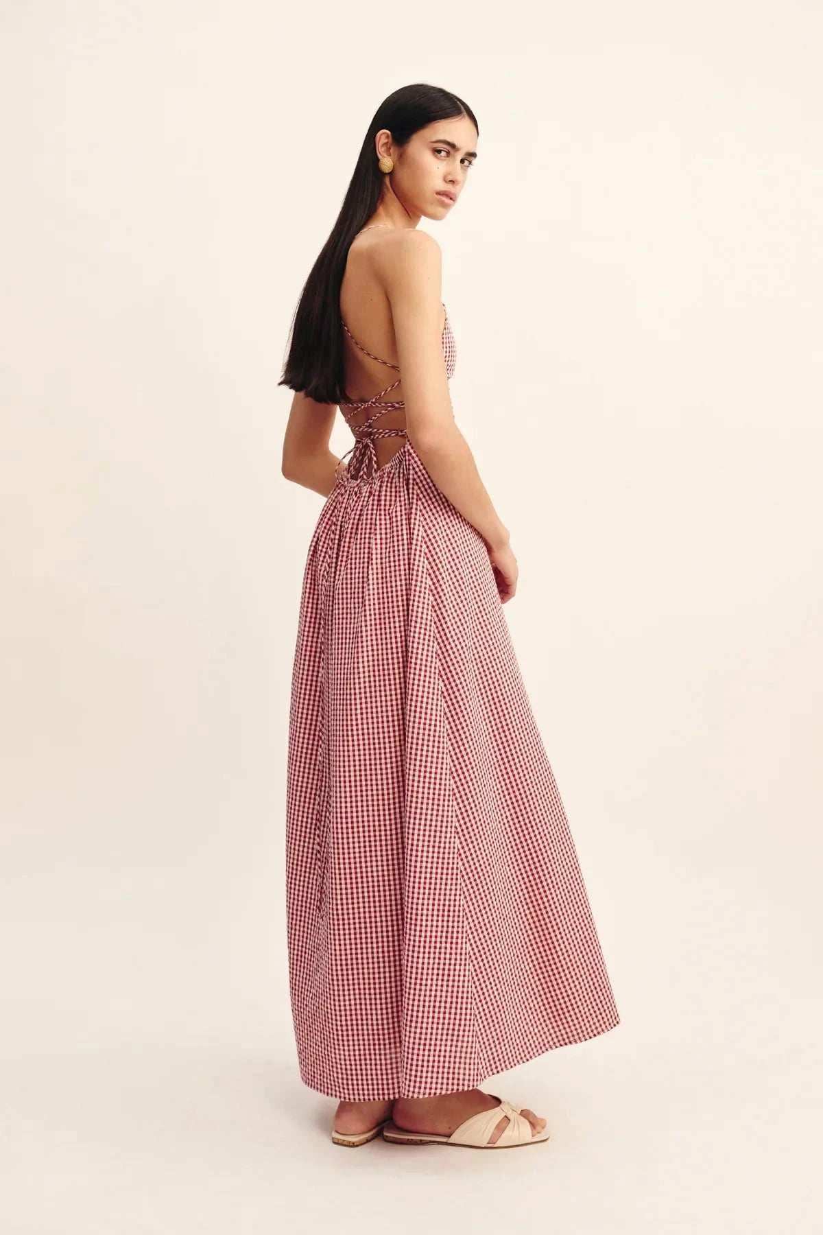 Posse Lori Dress Red Gingham