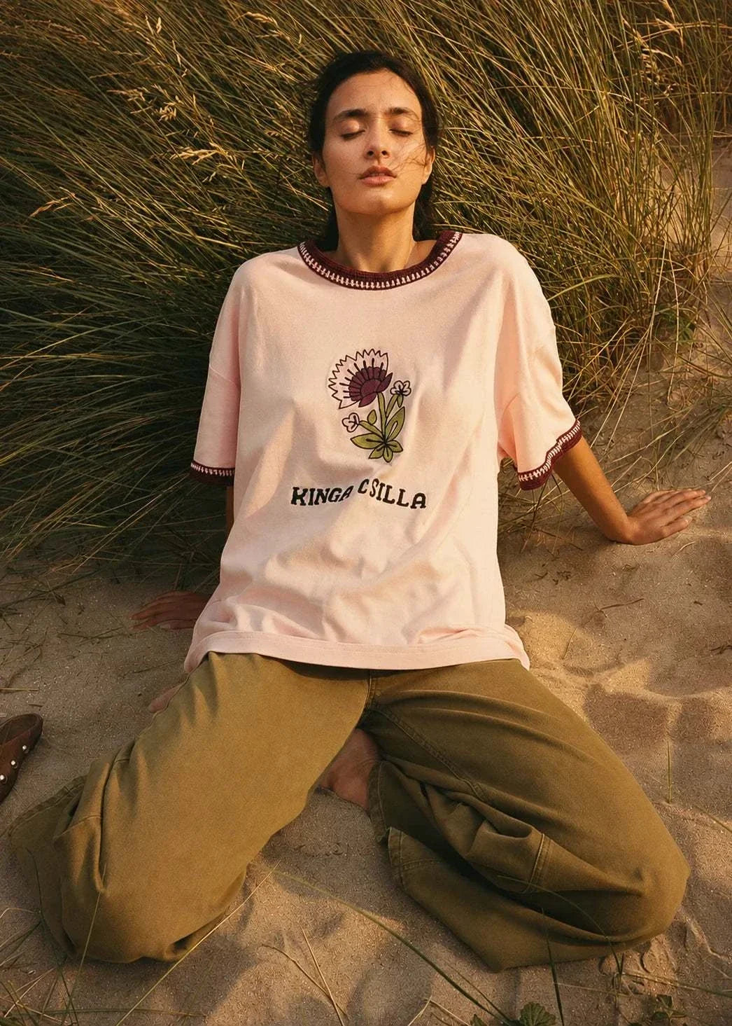 Kinga Csilla Loto Allora Tee Pink