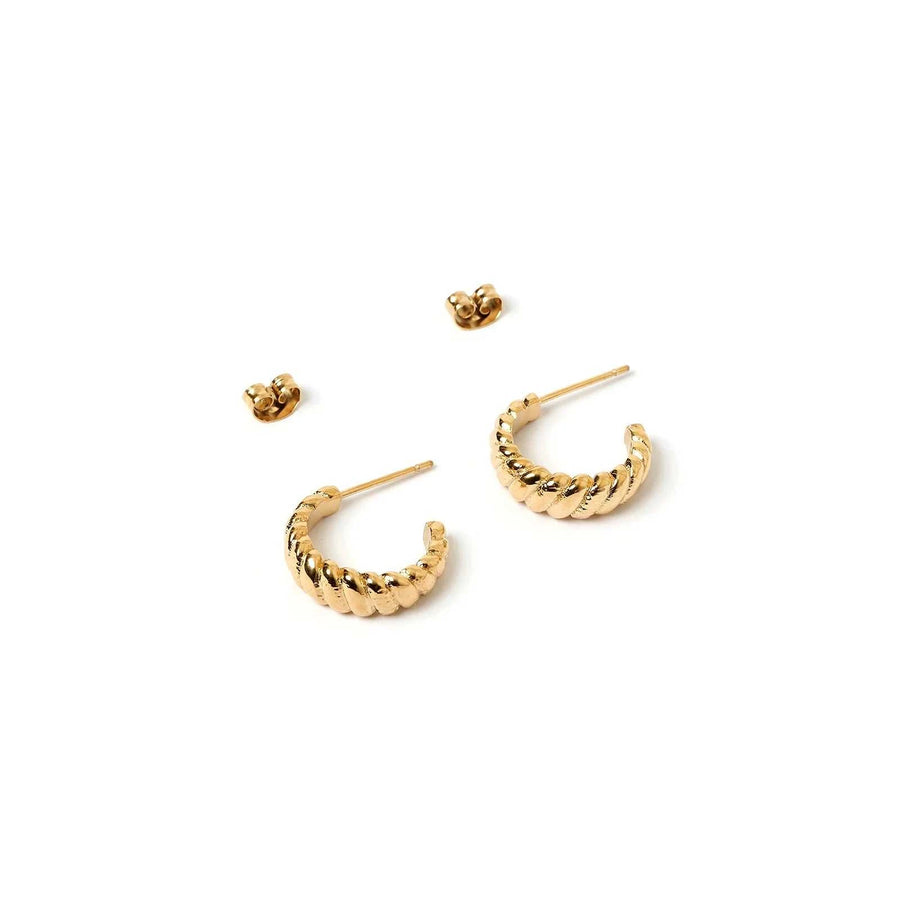 Arms of Eve Lulu Gold Hoop Earrings