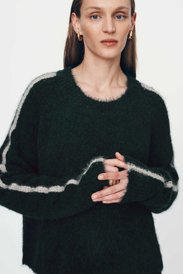 Rowie Lamara Knit Jumper Deep Emerald