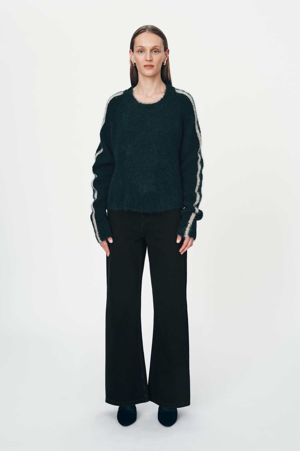 Rowie Lamara Knit Jumper Deep Emerald