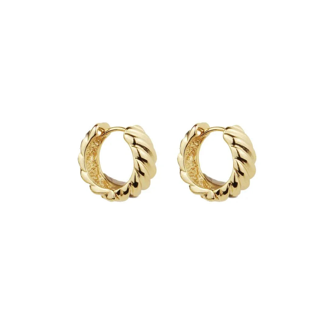 Misuzi Zoe Hoop Gold