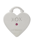 Murkani Love You Small Heart Necklace Silver