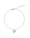 Murkani Love You Small Heart Bracelet Silver