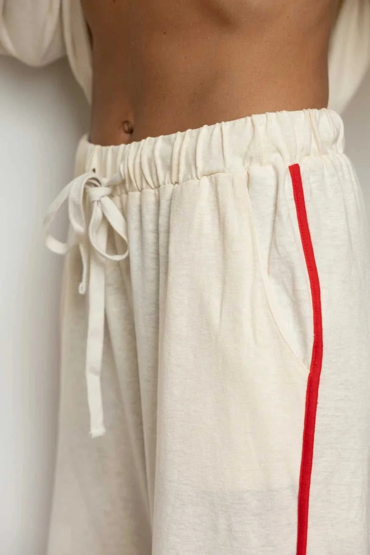 Luna Lane The GRLS Racer Pants Cream