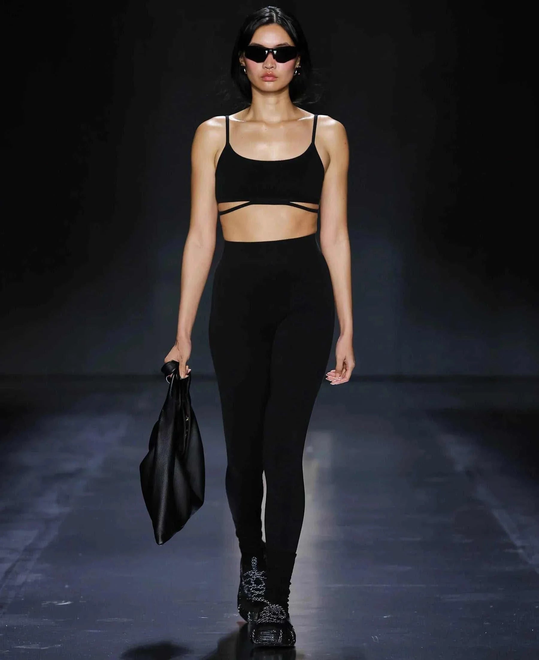 Nagnata Classic Wool Rib Legging Black