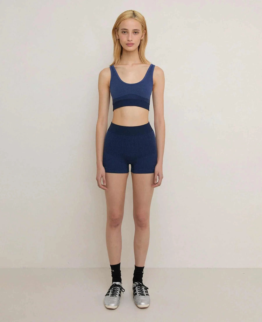 Nagnata Scoop Wool Crop Denim