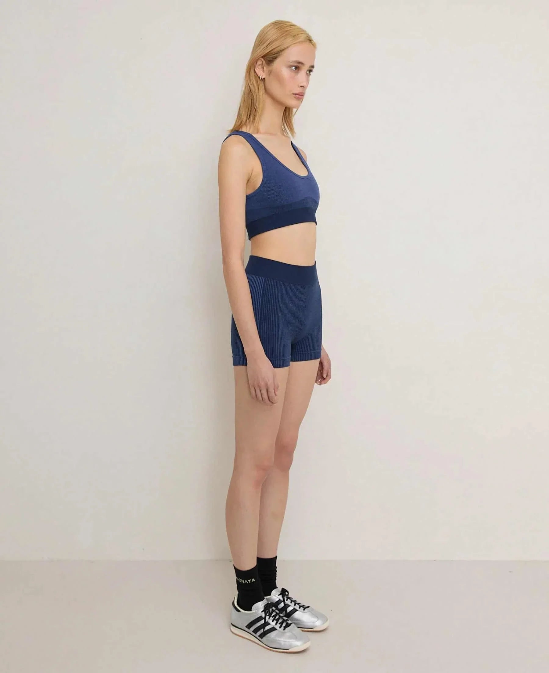 Nagnata Scoop Wool Crop Denim