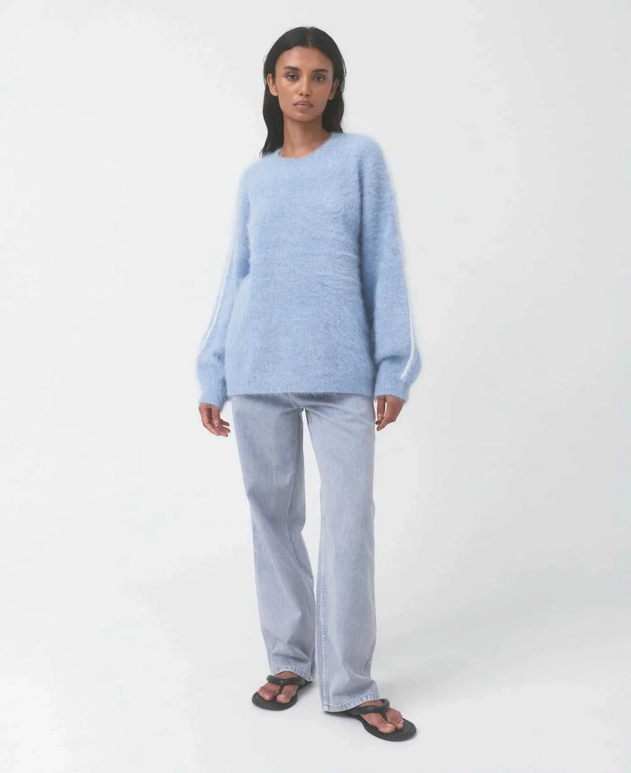 Nagnata Brushed Alpaca Sweater Mist