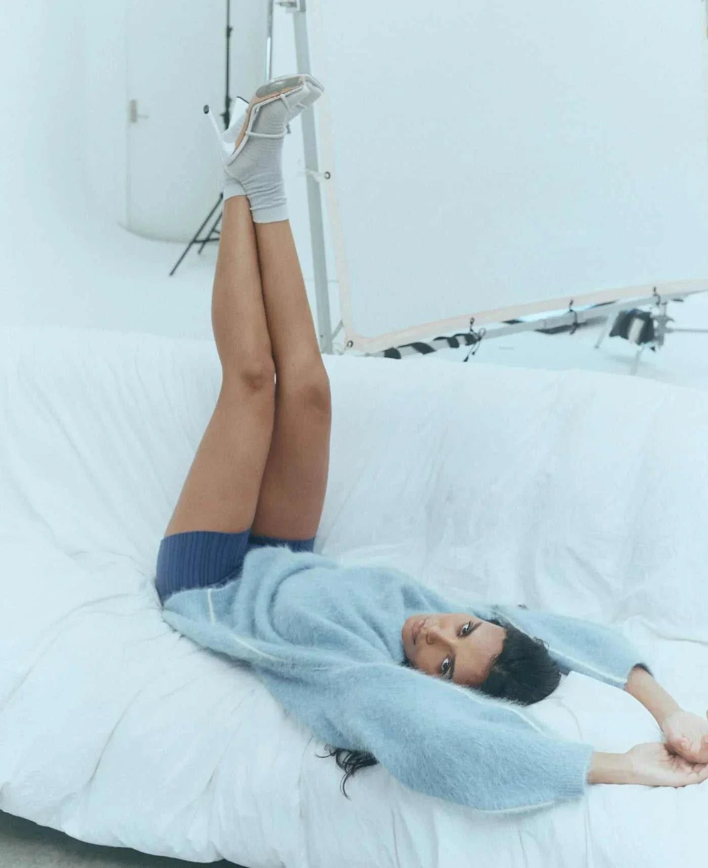 Nagnata Brushed Alpaca Sweater Mist