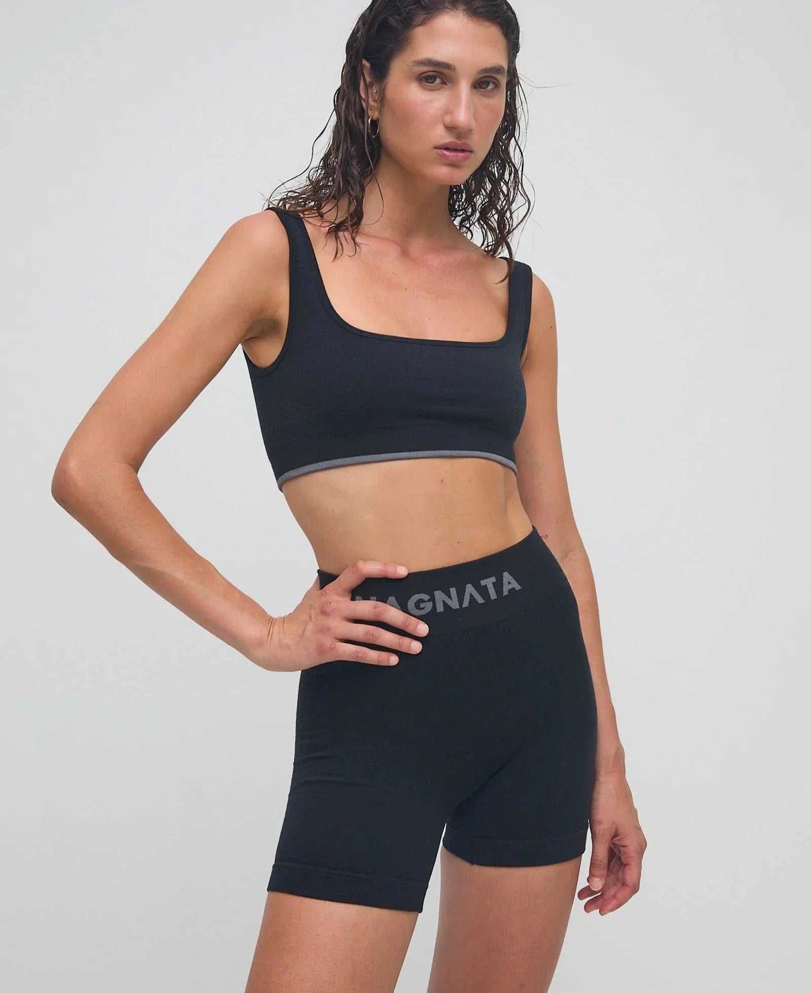 Nagnata Classic Wool Bralet Black