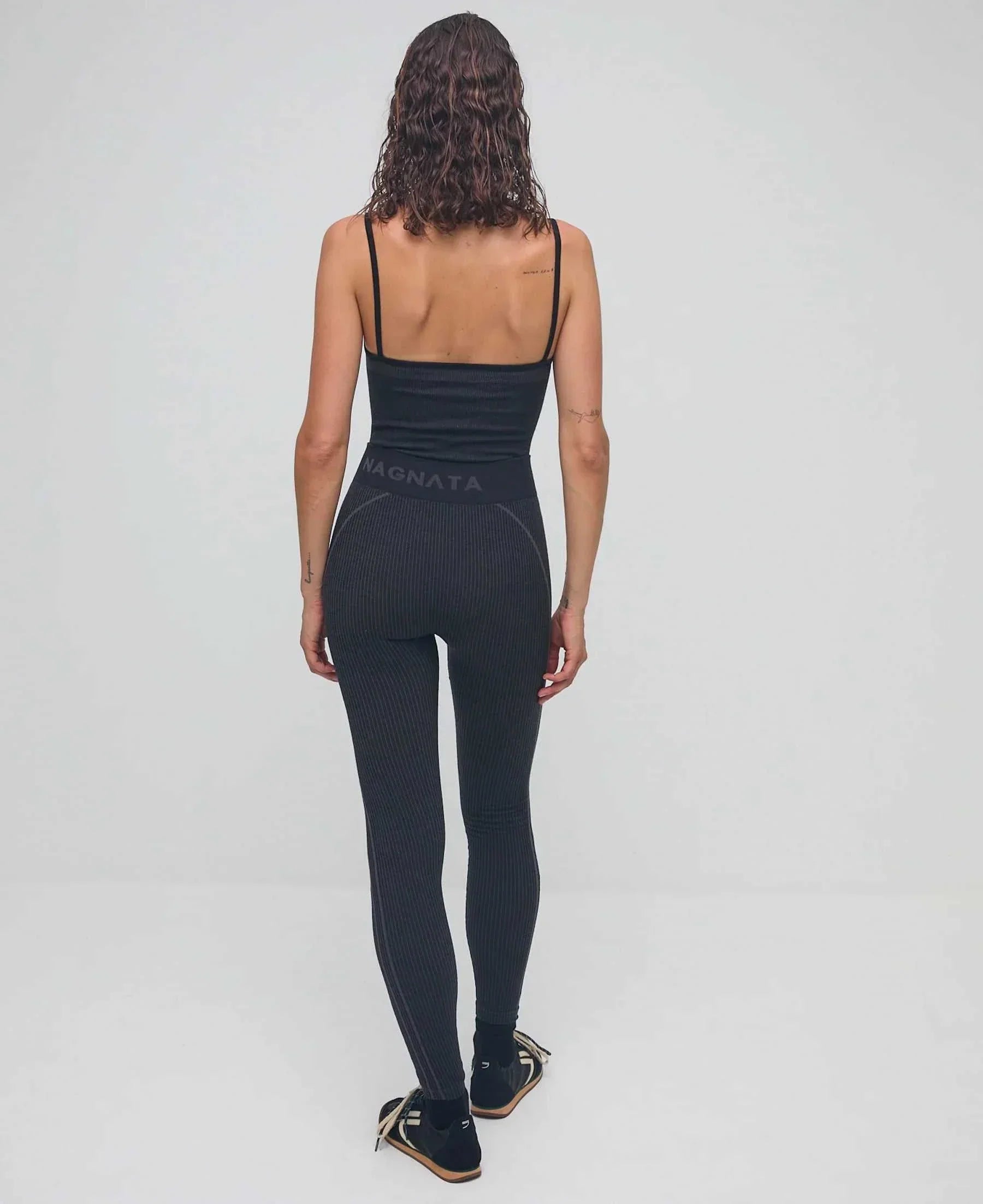 Nagnata Tri Wool Bodysuit Obsidian