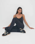Nagnata Tri Wool Bodysuit Obsidian
