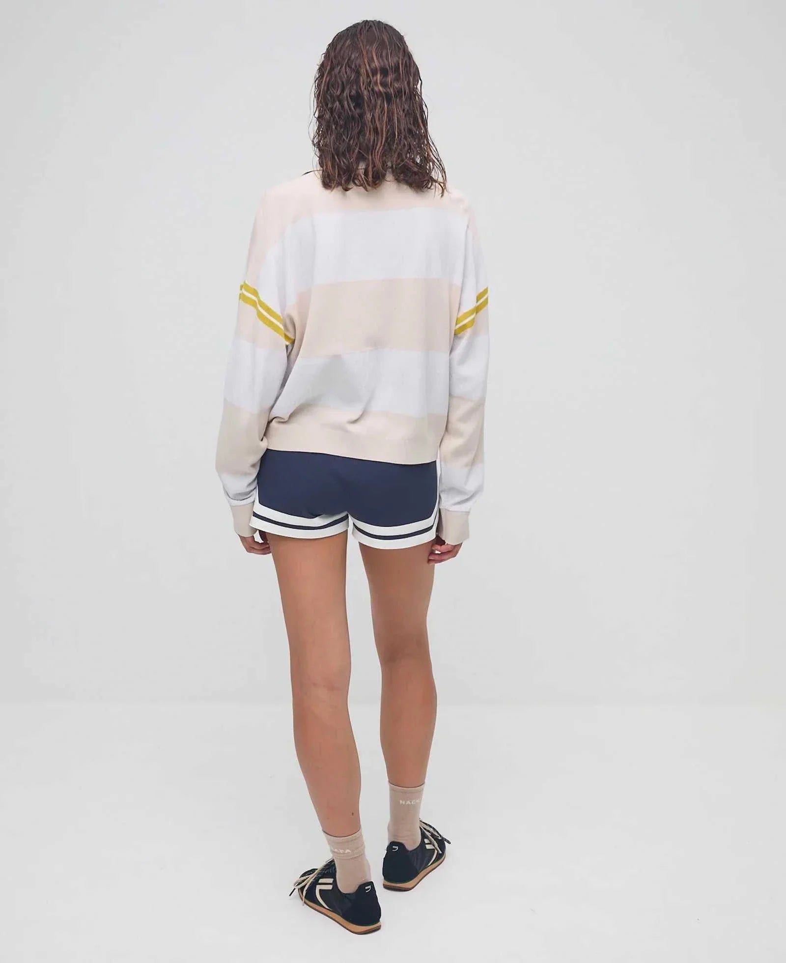 Nagnata Organic Ivy Crop Polo Vanilla