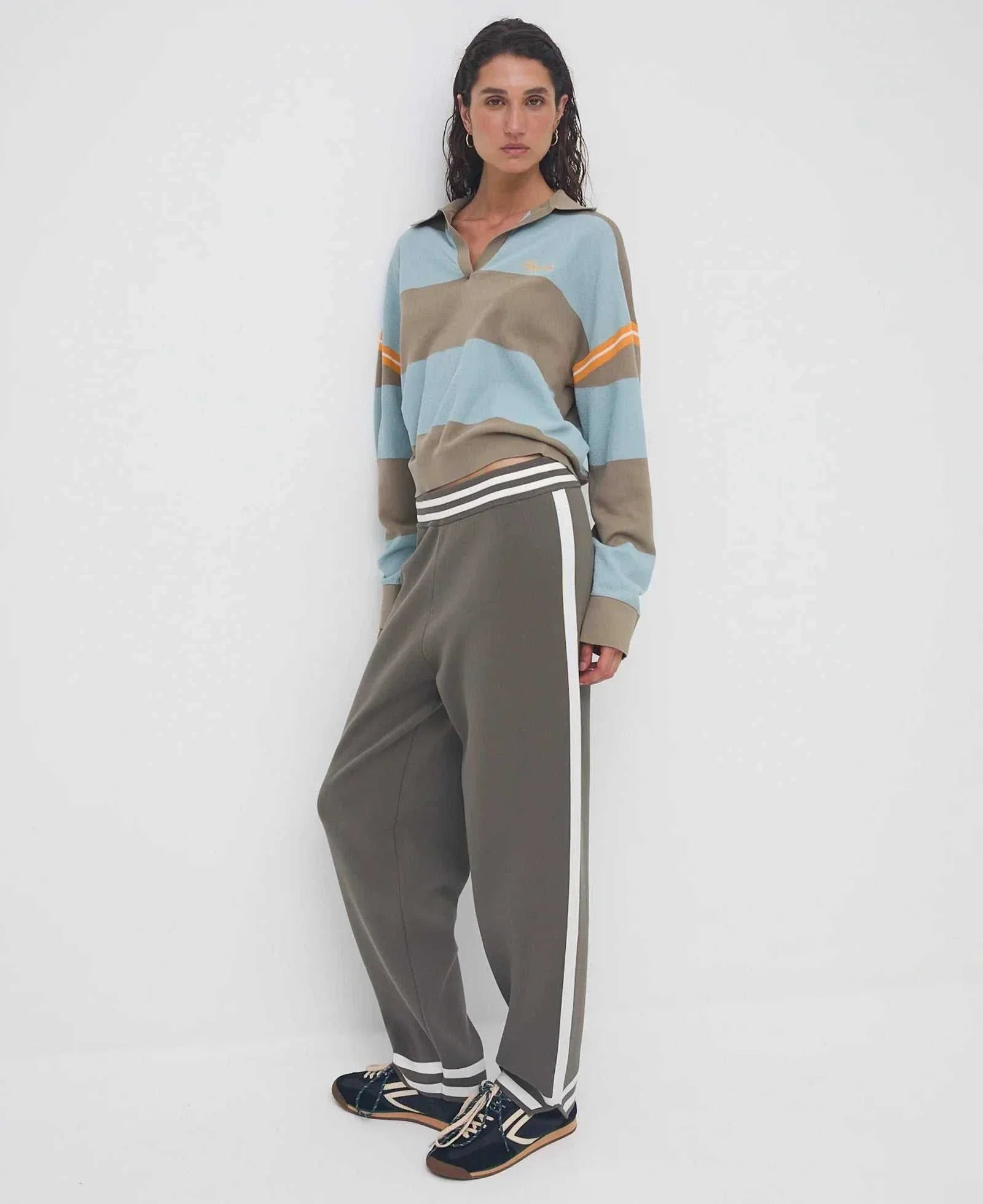 Nagnata Organic Ivy Crop Polo Cloud