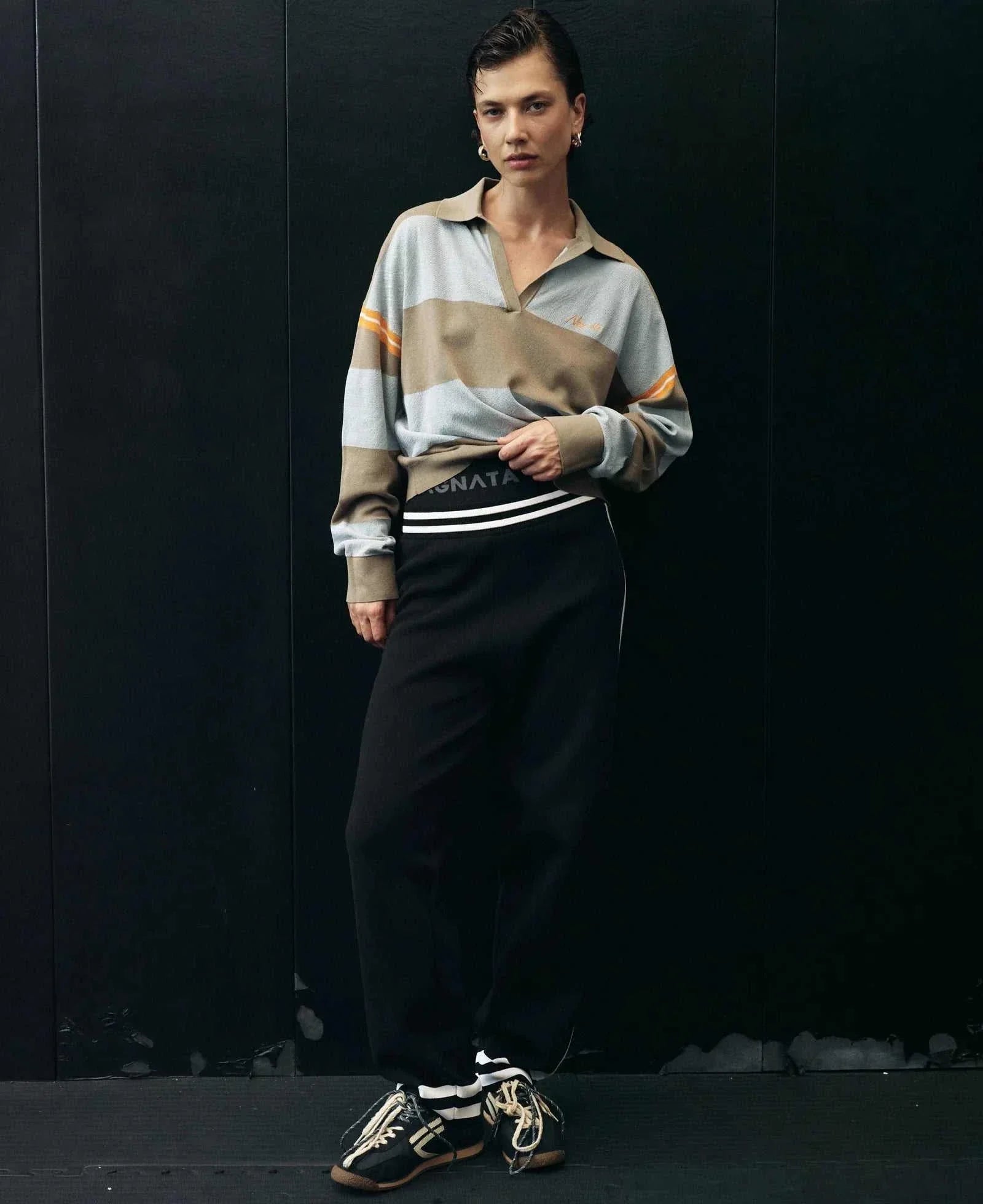 Nagnata Organic Ivy Crop Polo Cloud