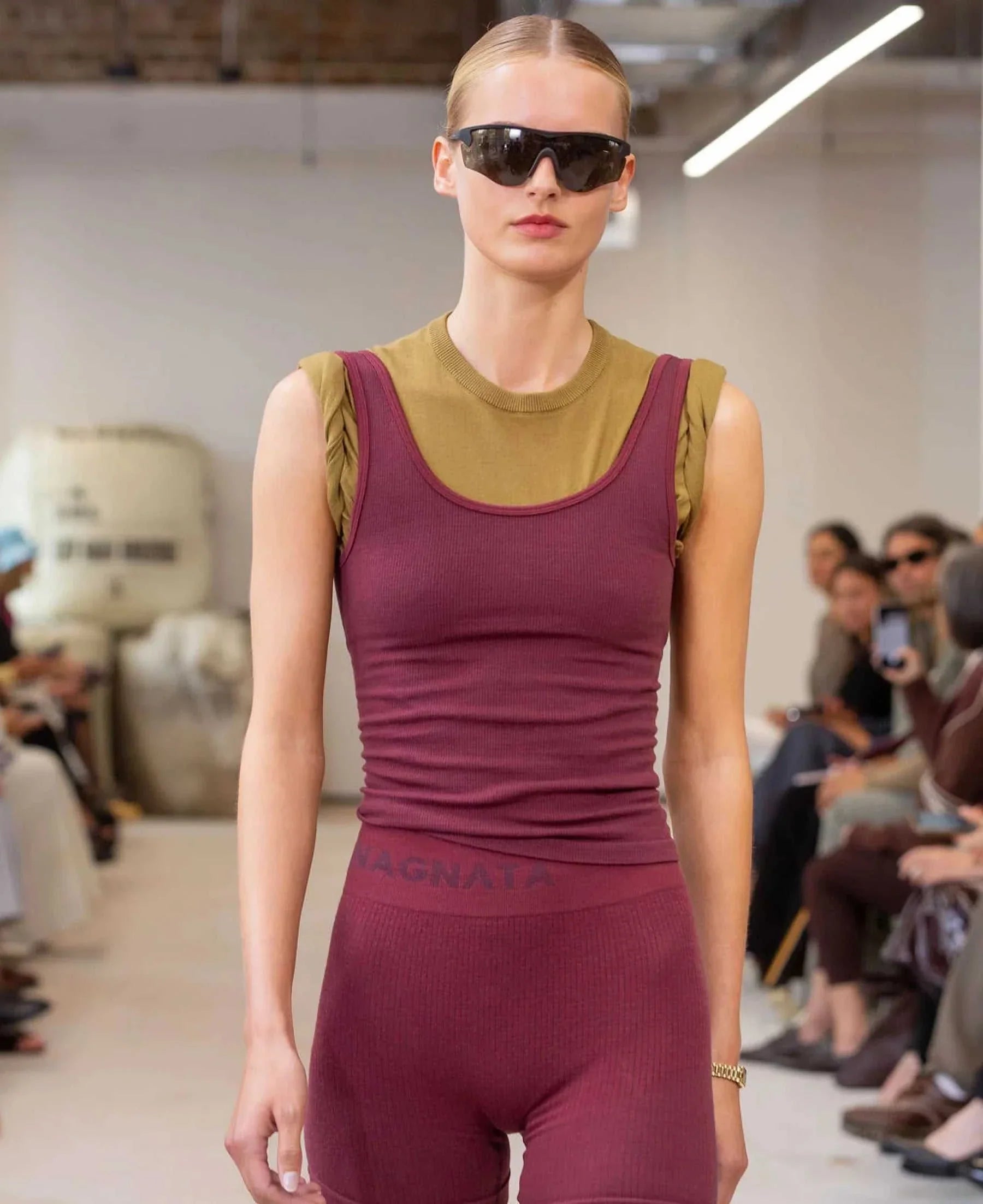 Nagnata Avika Wool Tank Mulberry