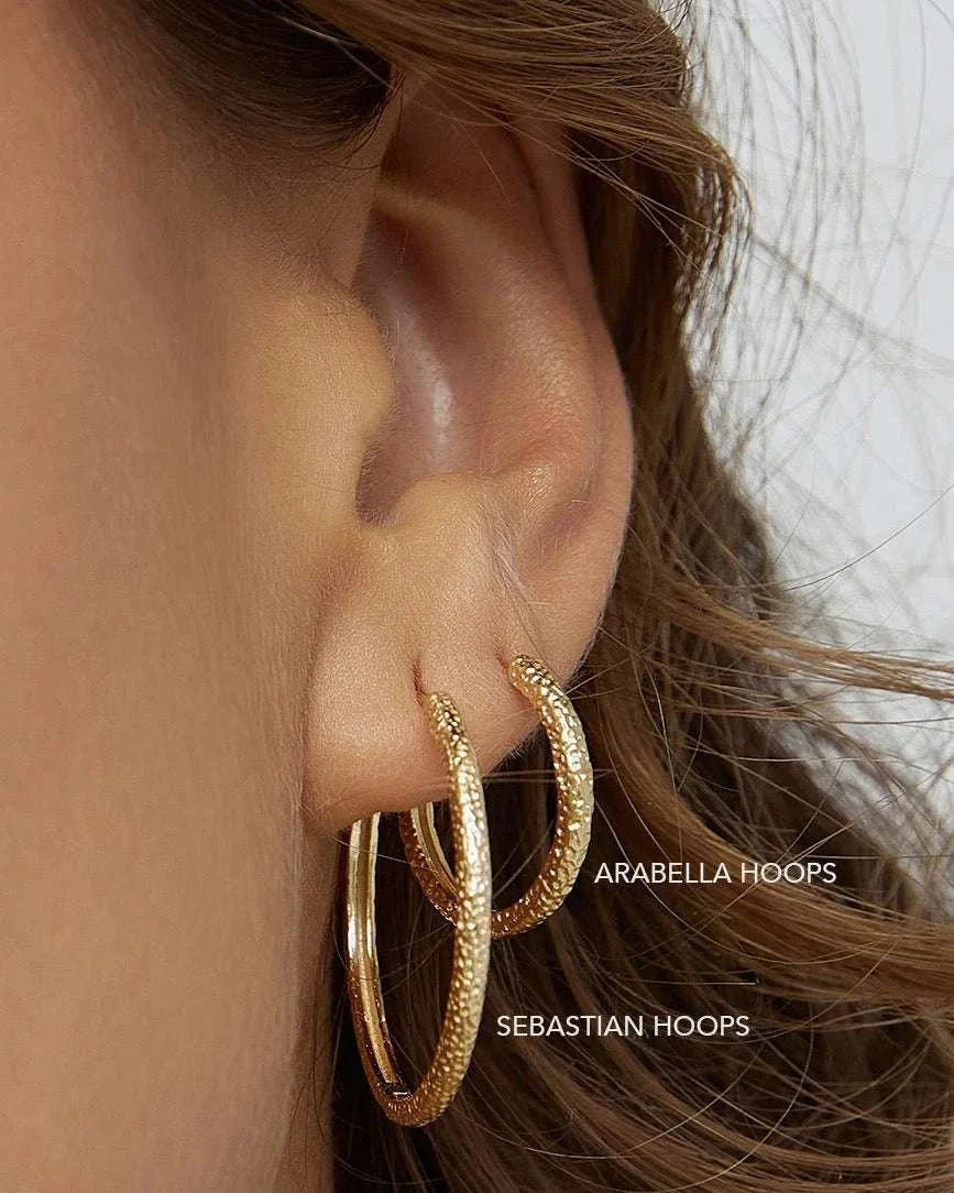 Arms of Eve Arabella Gold Hoop Earrings