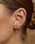 Arms Of Eve Daisy Stone Earrings Gold
