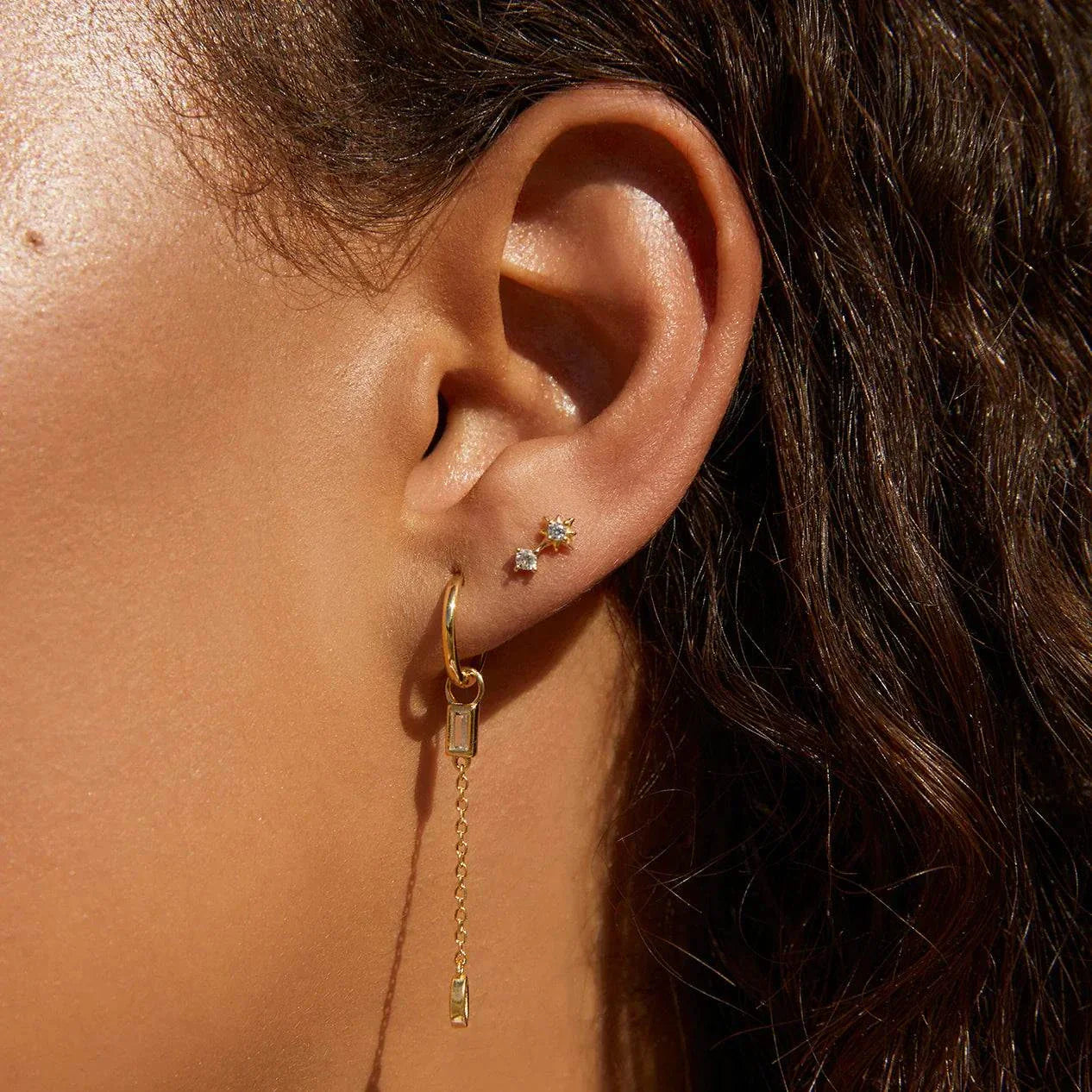 Arms of Eve Bonnie Studs Earrings Gold