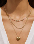 Arms of Eve Natalia Gold Necklace Peony