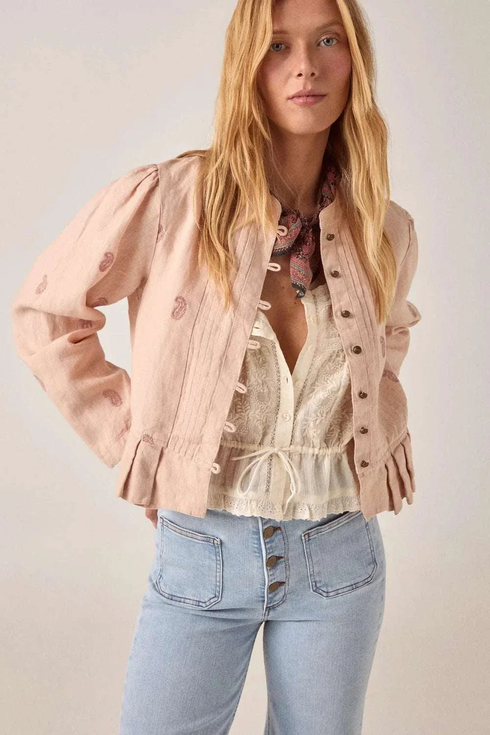 Maison Hotel Edgard Jacket Antique Blush