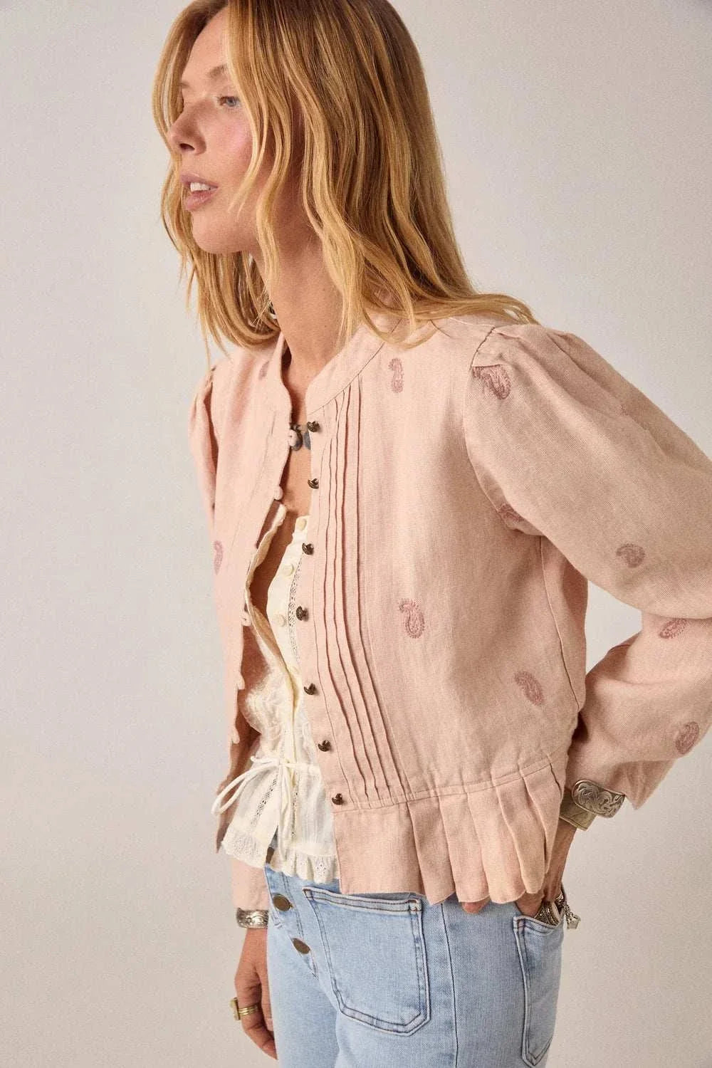 Maison Hotel Edgard Jacket Antique Blush