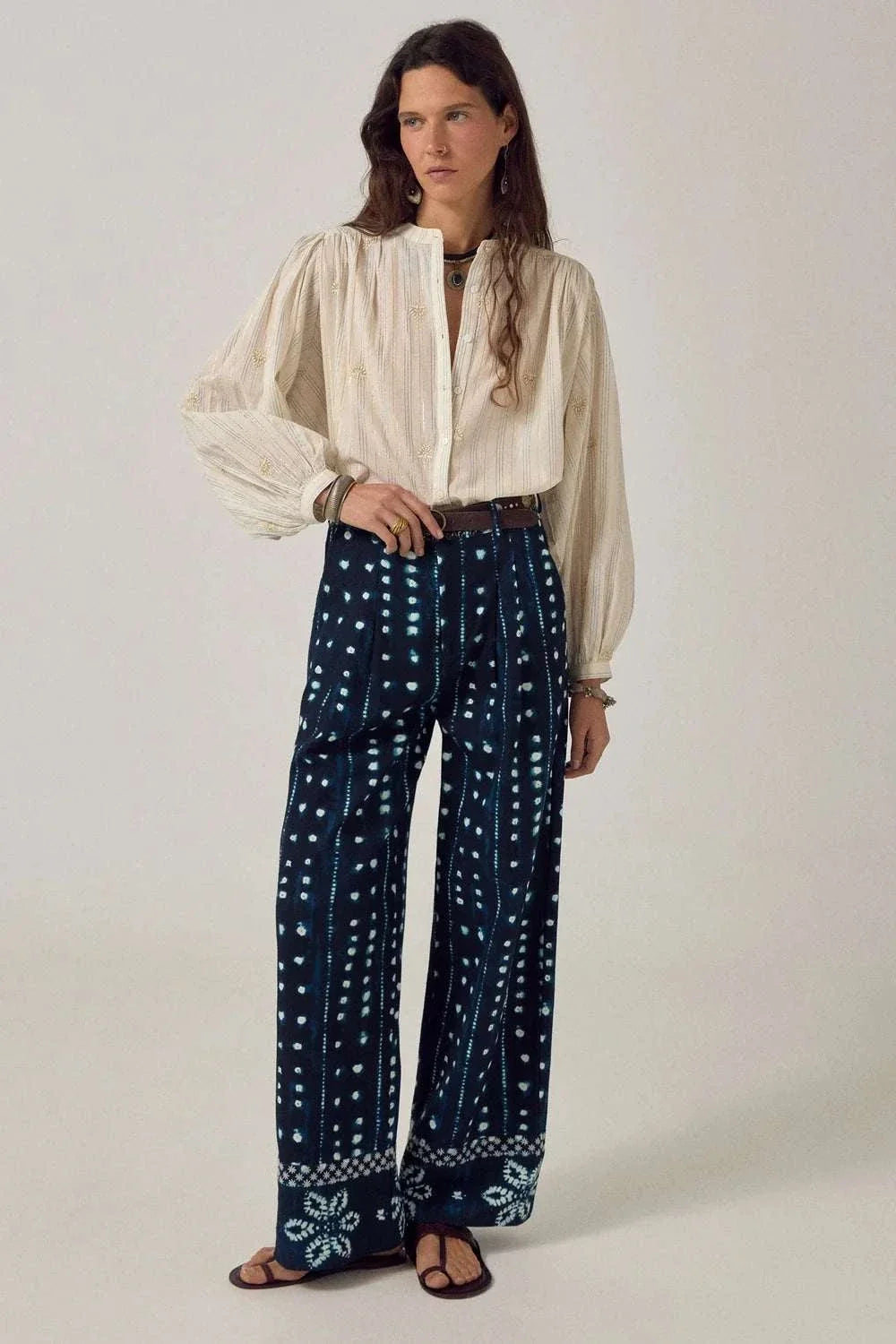 Maison Hotel Caroline Blouse Starry White