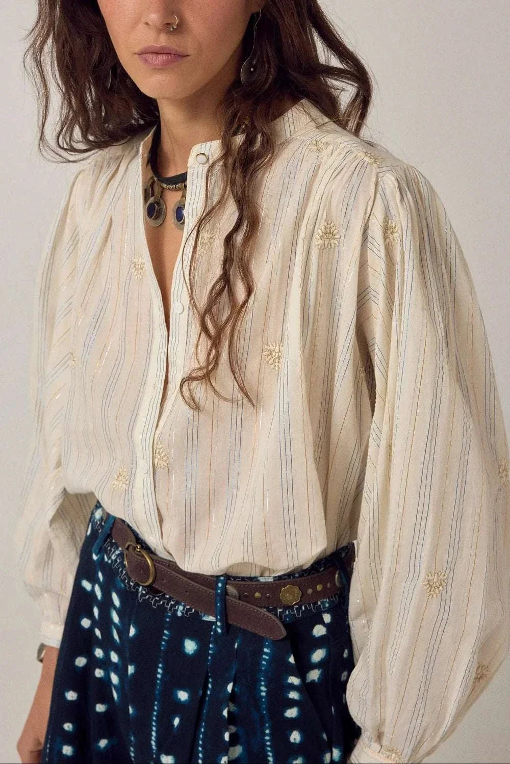 Maison Hotel Caroline Blouse Starry White