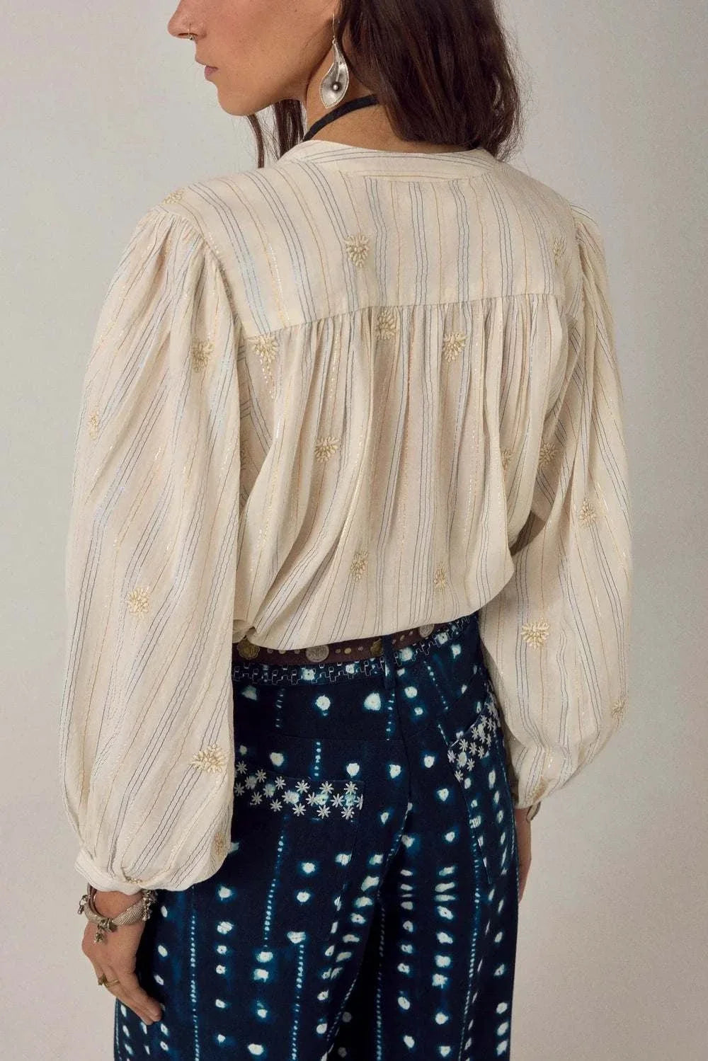 Maison Hotel Caroline Blouse Starry White