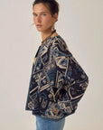 Maison Hotel Pati Jacket Blue Mosaic