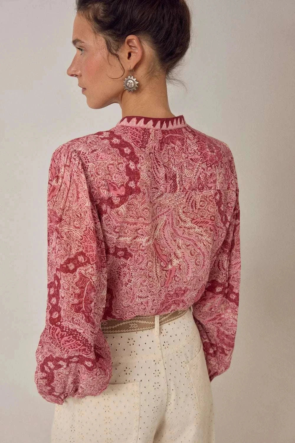 Maison Hotel Gaia Blouse Red Java