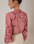Maison Hotel Gaia Blouse Red Java