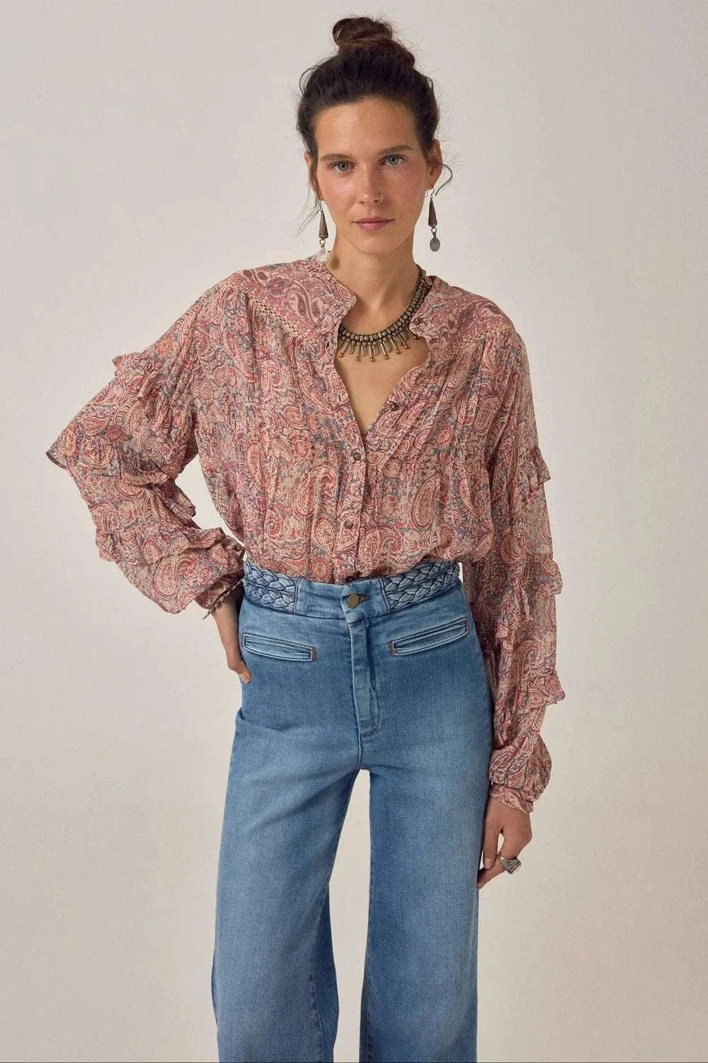 Maison Hotel Cosima Blouse Wild Dust