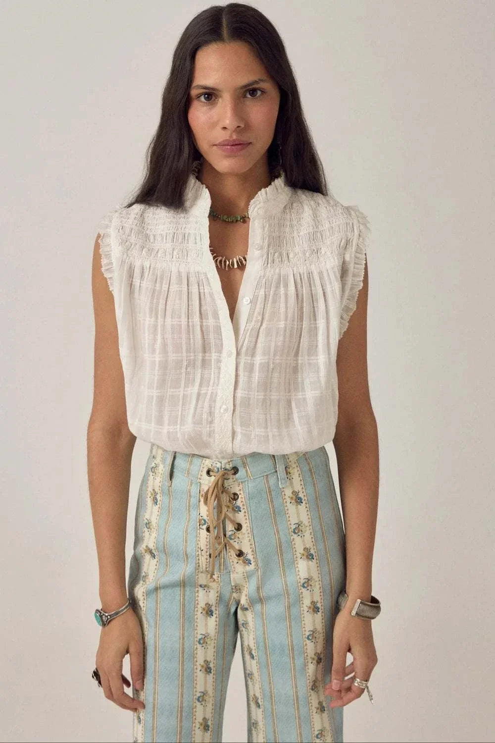 Maison Hotel Elvis Sleeveless Blouse Love Me Tender