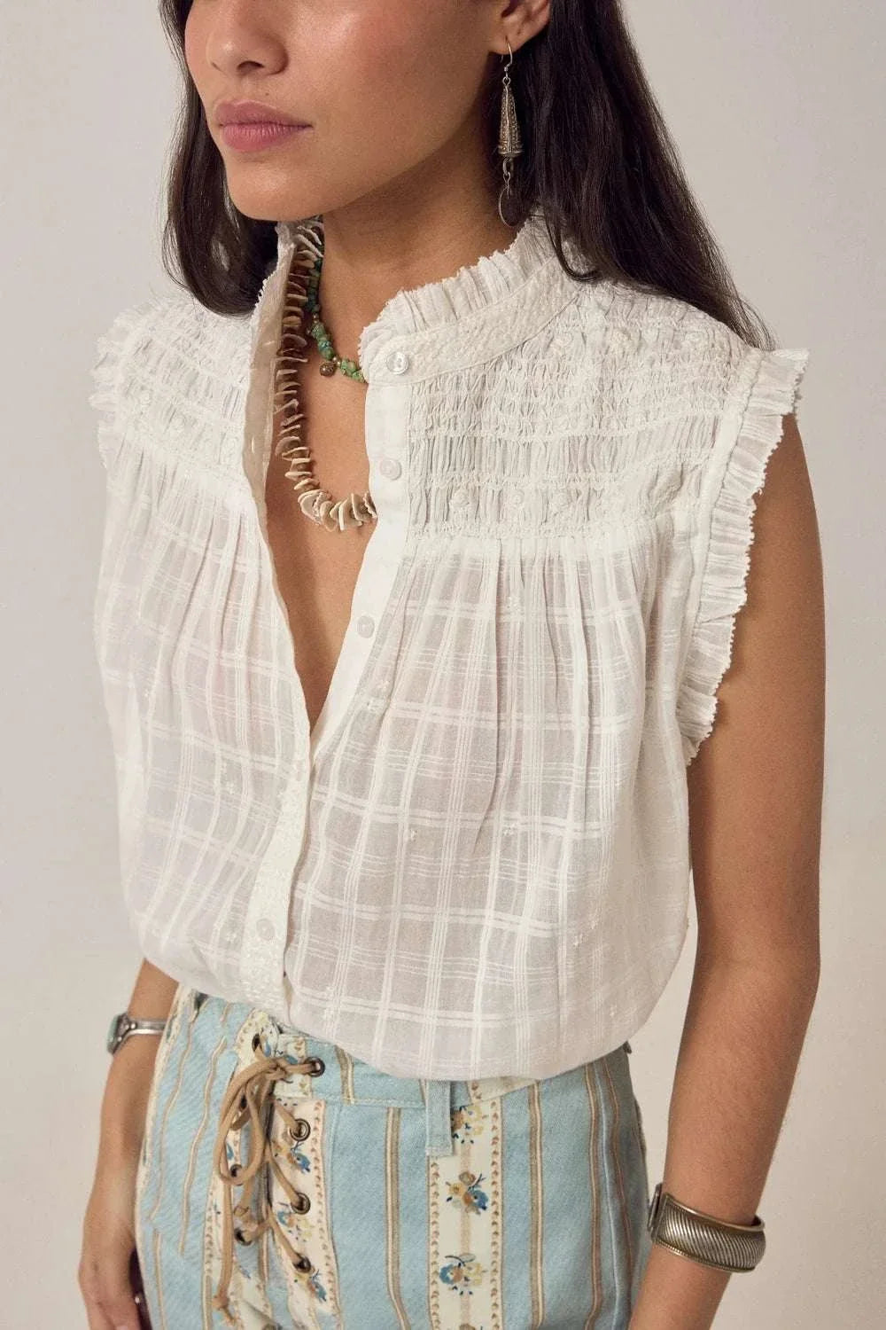 Maison Hotel Elvis Sleeveless Blouse Love Me Tender