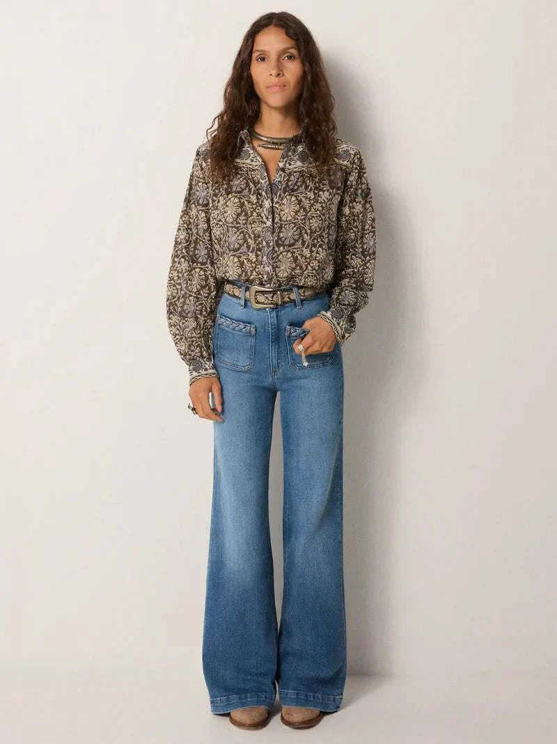Maison Hotel Amrit Blouse Blue Orchid