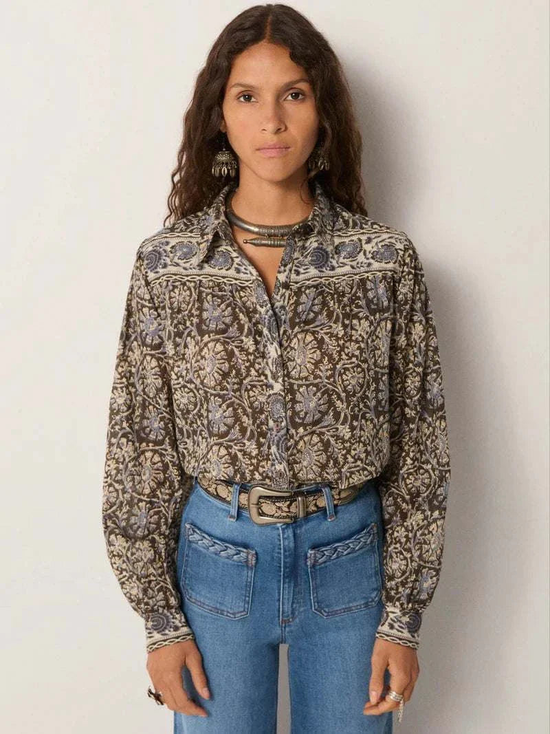 Maison Hotel Amrit Blouse Blue Orchid