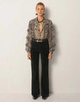Maison Hotel Camilla Blouse Blue Orchid