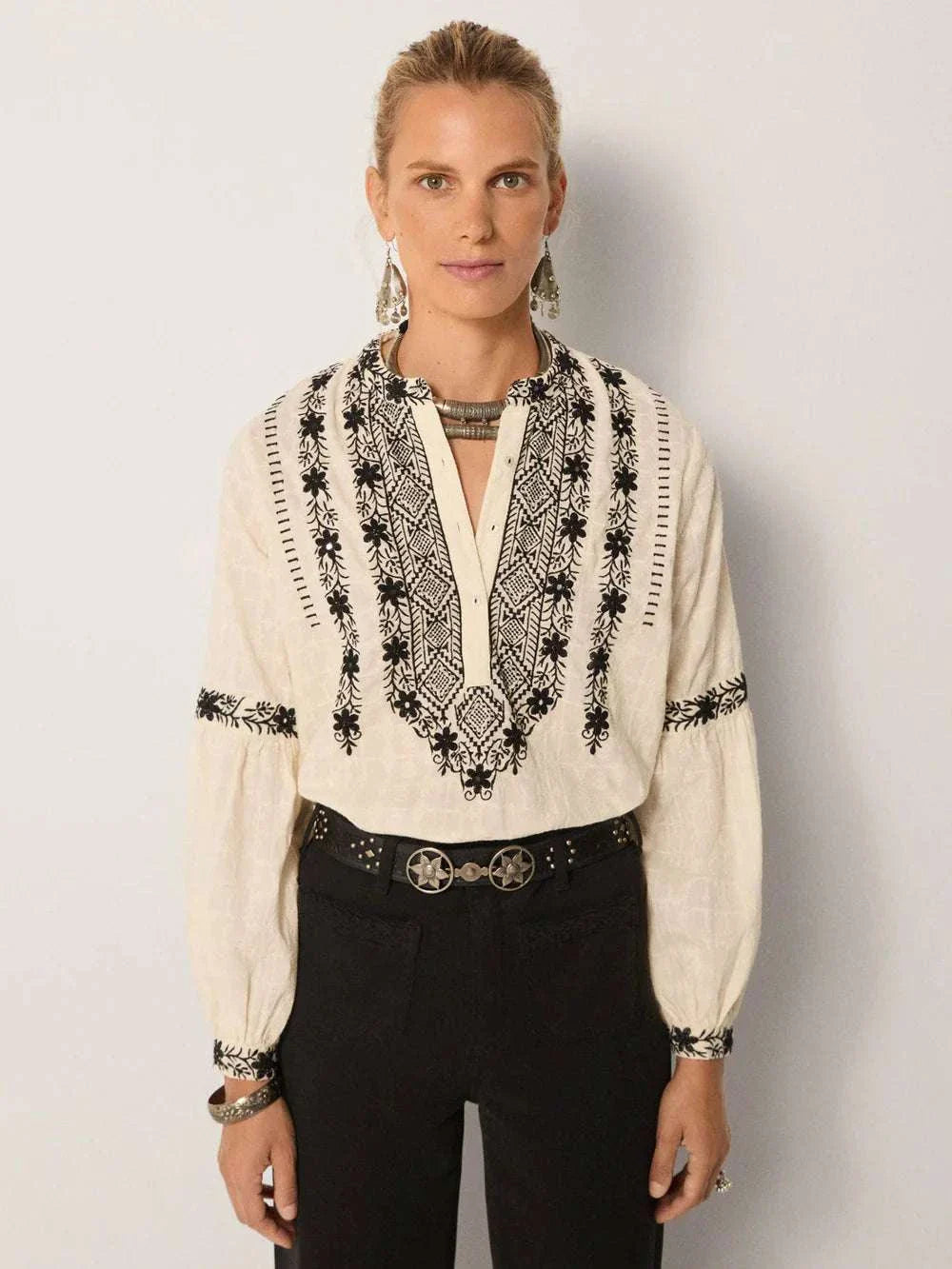 Maison Hotel Bruna Blouse White Lies