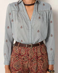 Maison Hotel Amrit Blouse Dusty Blue
