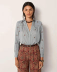 Maison Hotel Amrit Blouse Dusty Blue