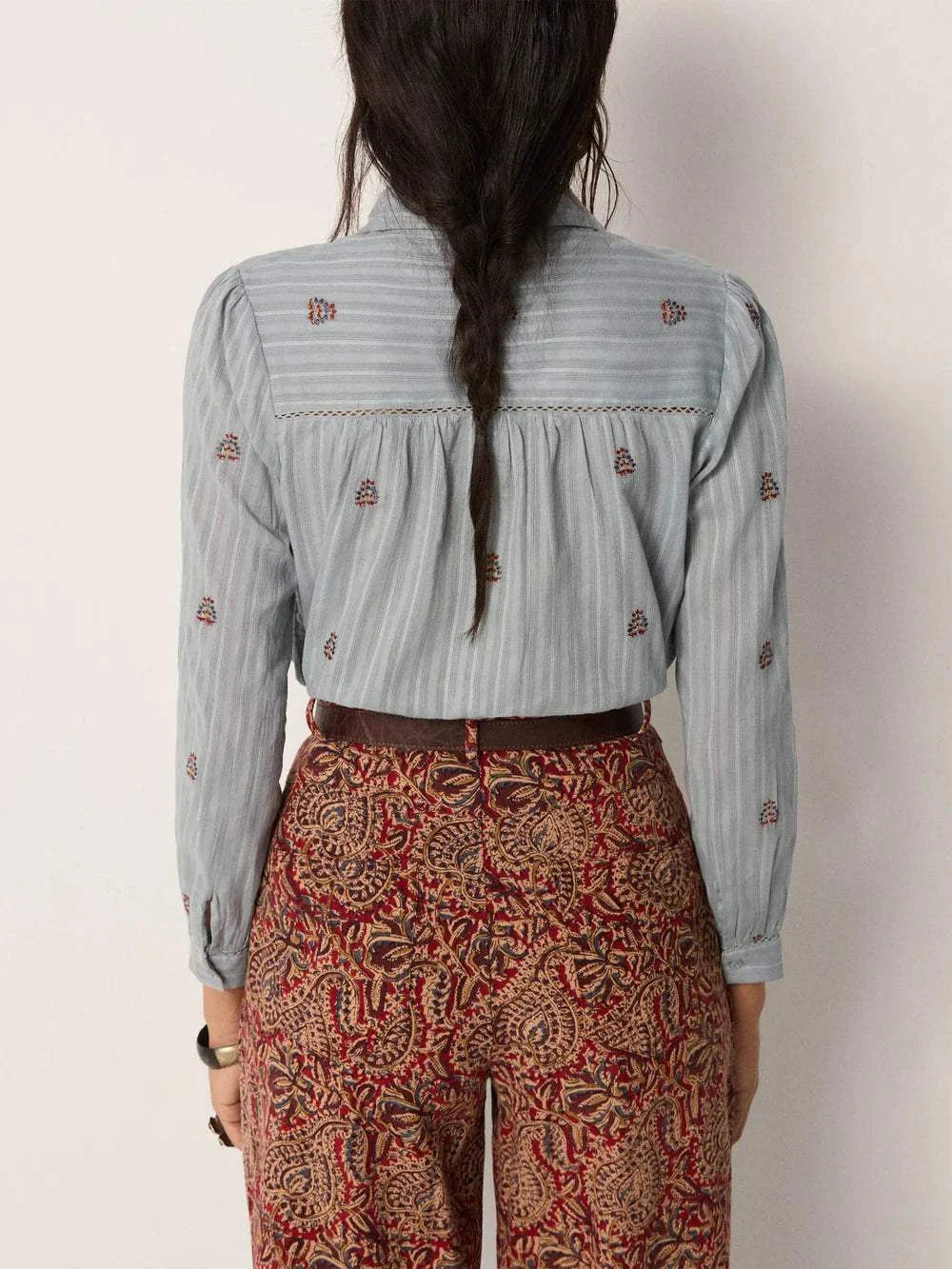 Maison Hotel Amrit Blouse Dusty Blue