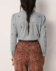 Maison Hotel Amrit Blouse Dusty Blue