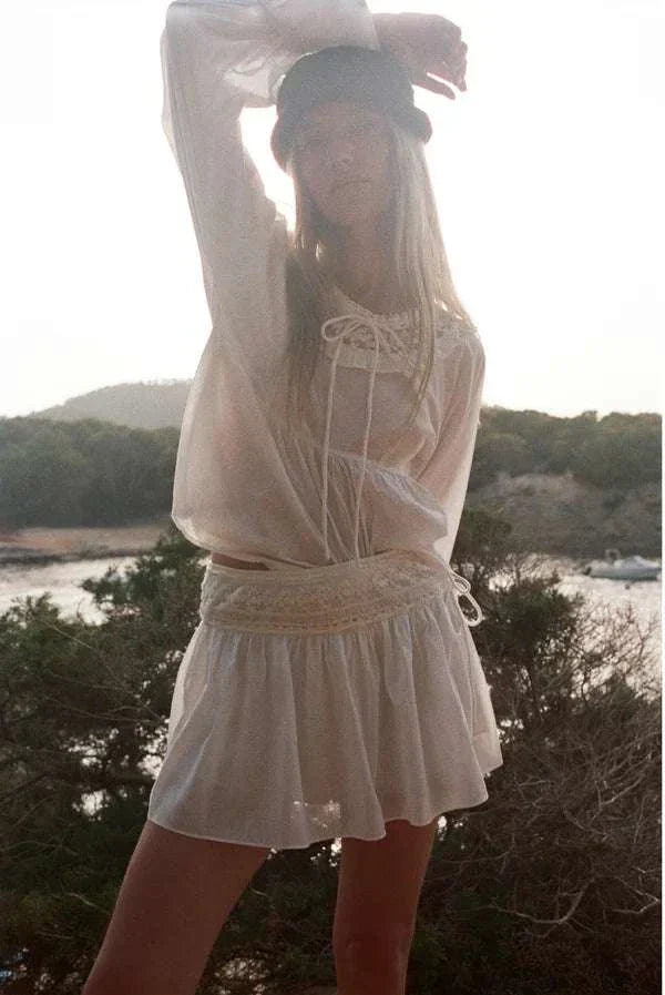 Posse Danielle Skort Vintage White
