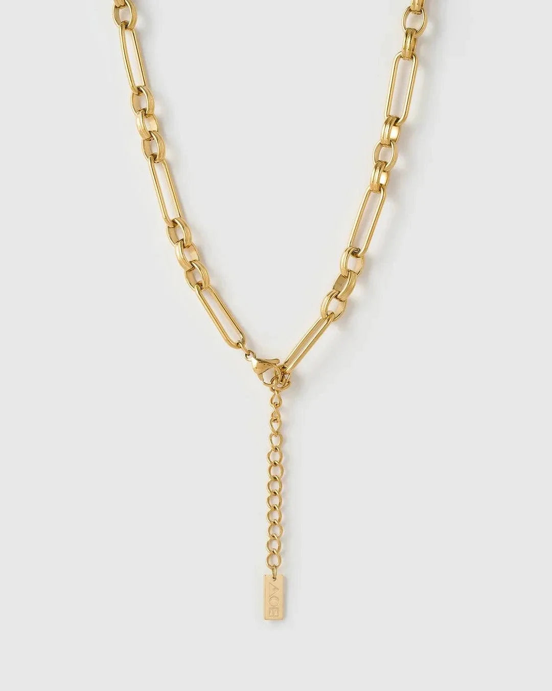 Arms of Eve Mason Necklace Tiger's Eye Gold