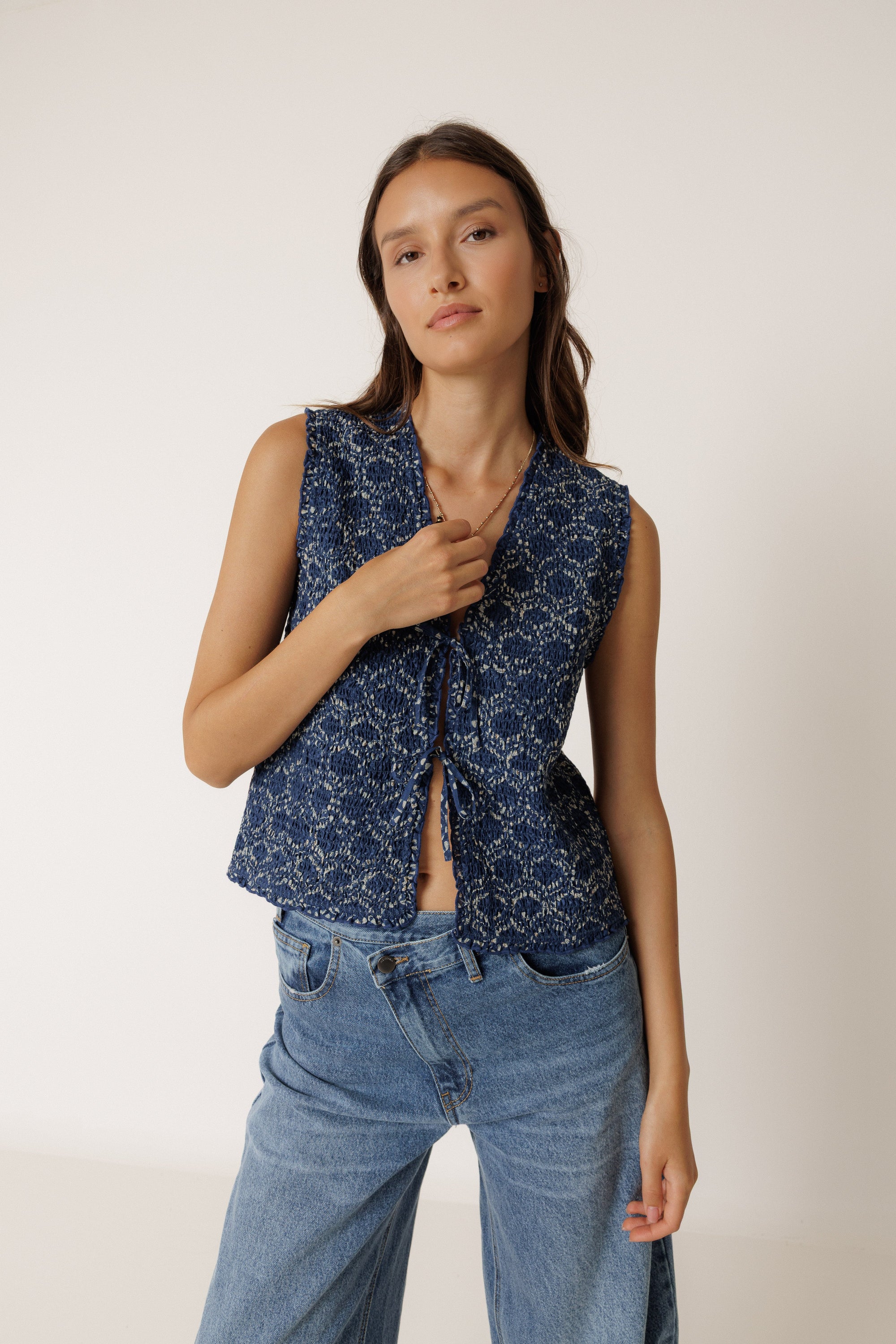 Indi and Cold Vest Chaleco 809 Indigo