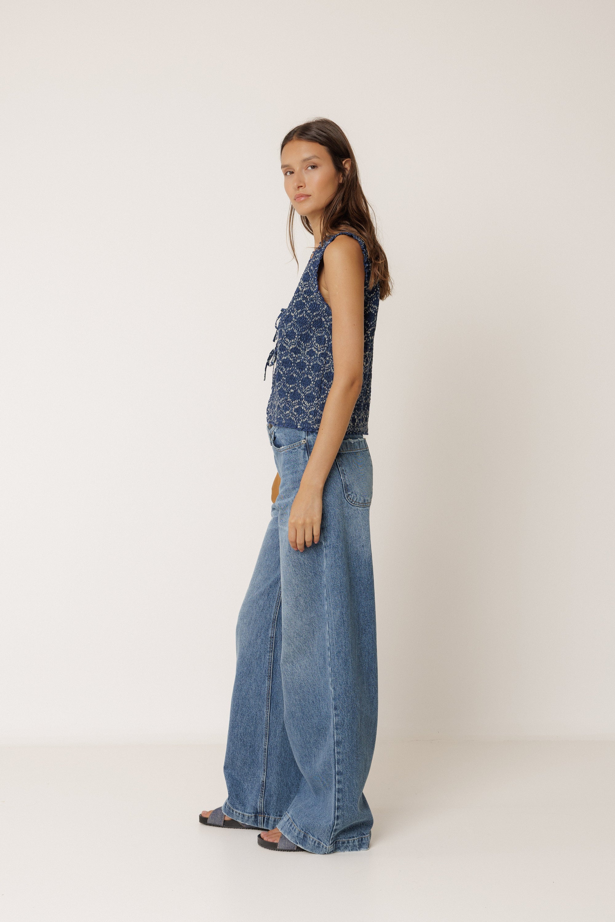 Indi and Cold Vest Chaleco 809 Indigo